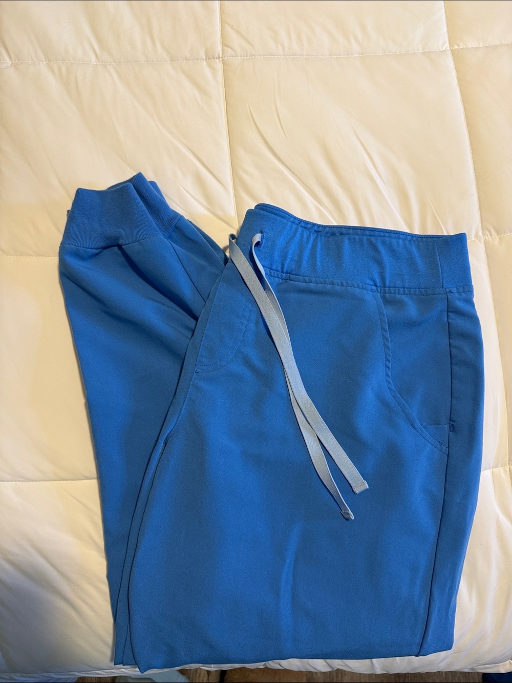 FIGS Women’s Zamora Jogger Scrub Pants - Capri Blue